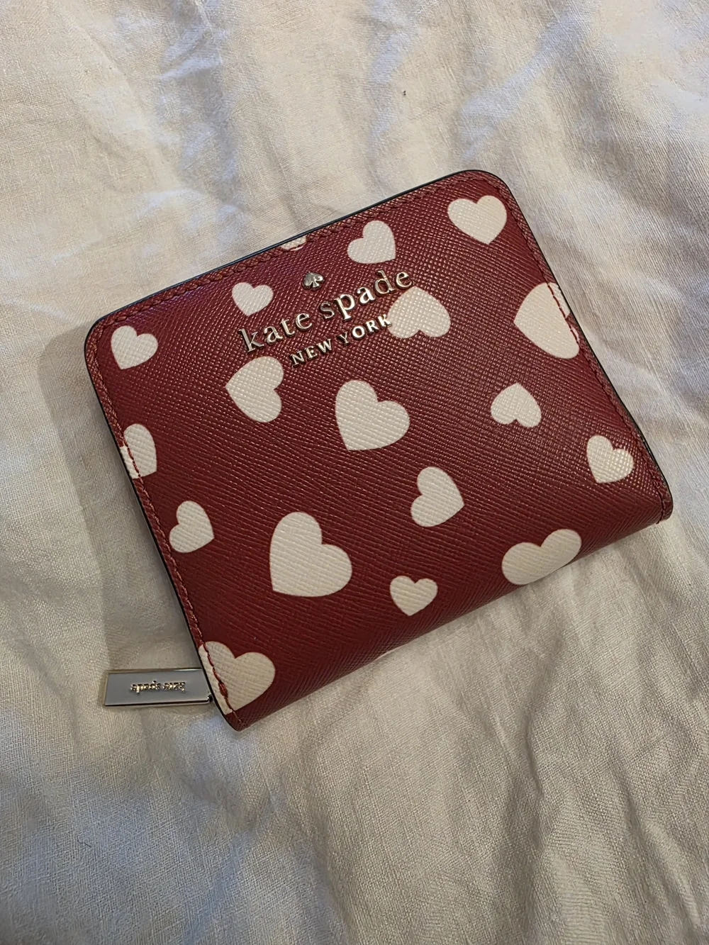 kate spade Red Heart Zip Wallet